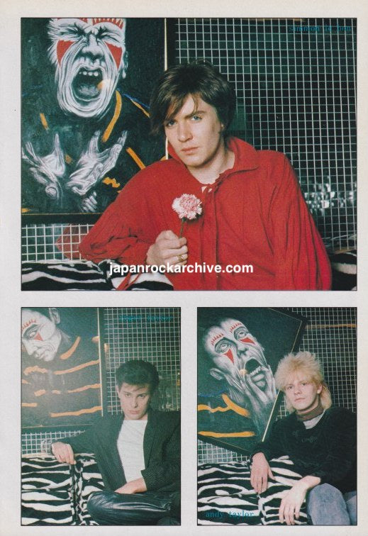 Duran Duran 1981/06 Japanese music press cutting clipping - photo feature