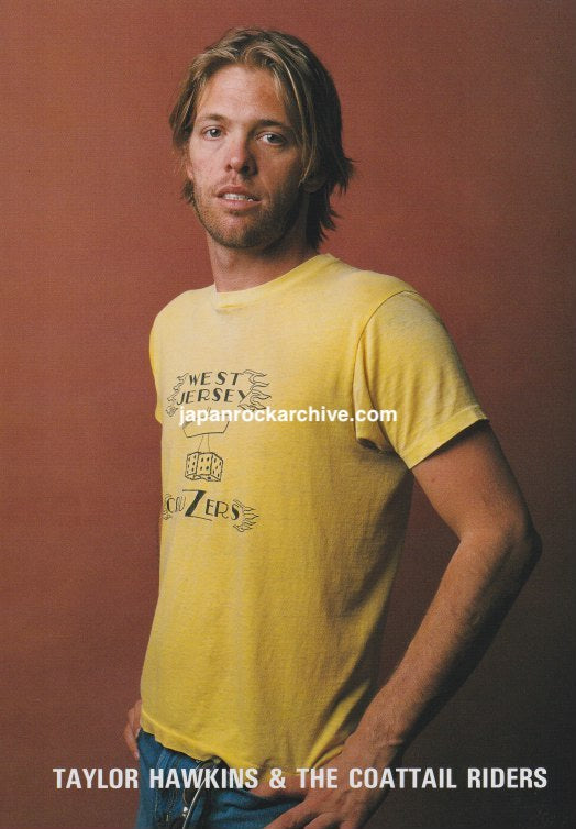 Taylor Hawkins 2006/05 Japanese music press cutting clipping - photo pinup poster