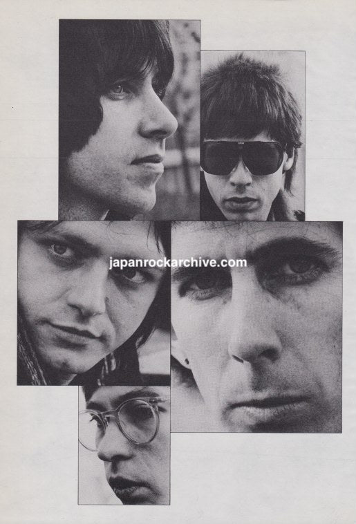 The Cars 1981/01 Japanese music press cutting clipping - photo feature