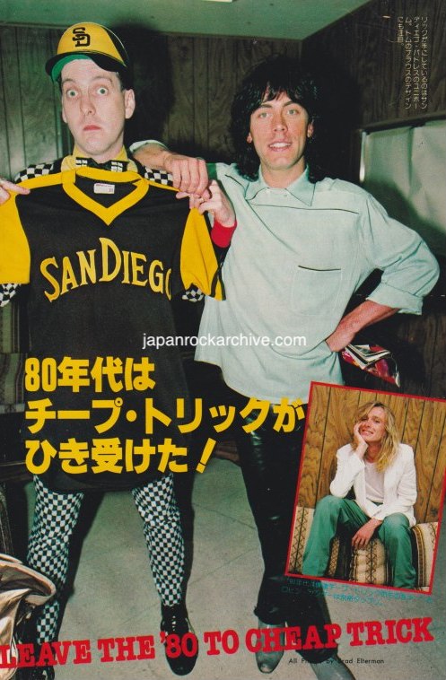 Cheap Trick 1979/12 Japanese music press cutting clipping - photo feature