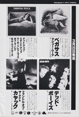 Dead Boys 1979/04 We Have Come For Your Children Japan album promo ad