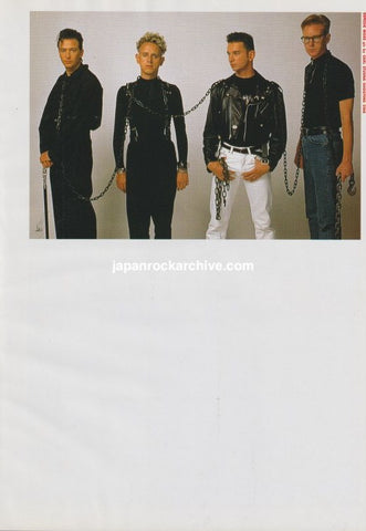 Depeche Mode 1991/03 Japan music press clipping - pinup
