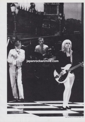 The Fall 1989/03 Japanese music press cutting clipping - photo pinup - Mark E Smith