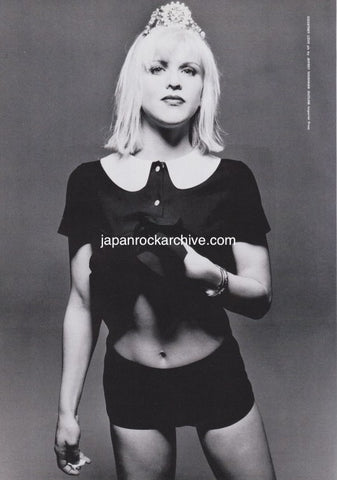 Hole 1995/08 Japanese music press cutting clipping - photo pinup - Courtney Love