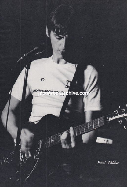 The Jam 1981/08 Japanese music press clipping - photo feature