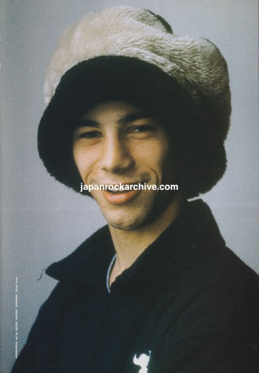 Jamiroquai 1996/12 Japanese music press cutting clipping - photo pinup - head shot