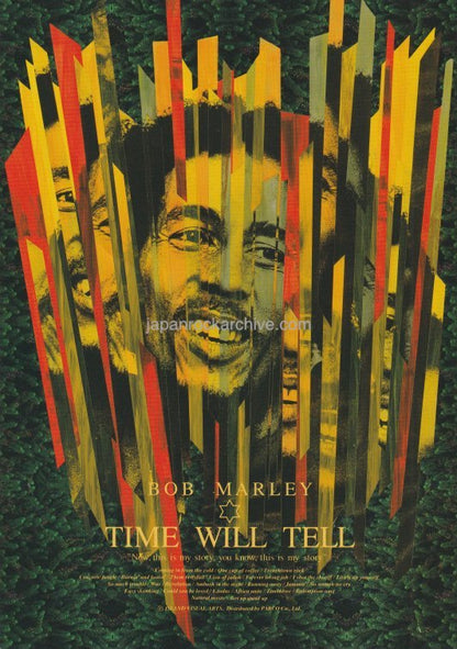 Time Will Tell 1992 Japan movie flyer / handbill - Bob Marley