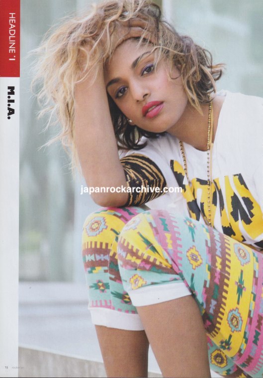 M.I.A. 2010/06 Japanese music press cutting clipping - article
