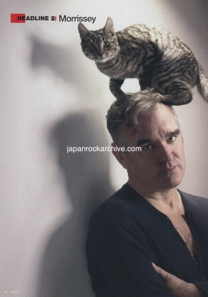 Morrissey 2012/04 Japanese music press cutting clipping - article
