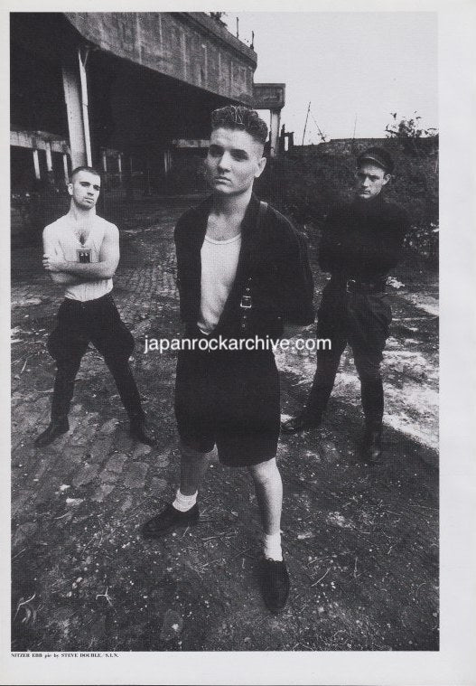 Nitzer Ebb 1989/07 Japanese music press cutting clipping - photo pinup