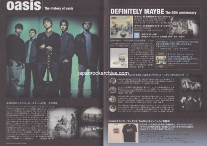 Oasis 2014 Japan album store promo flyer