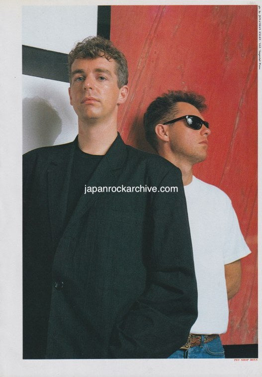 Pet Shop Boys 1987/03 Japanese music press cutting clipping - photo pinup