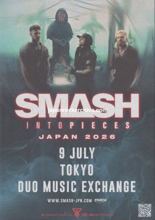 Smash Into Pieces 2026 Japan tour concert gig flyer