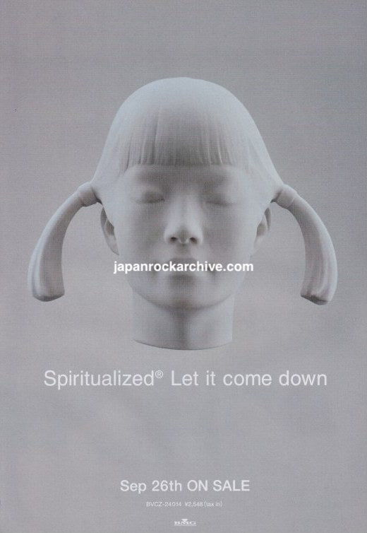 Spiritualized 2001/10 Let It Come Down Japan album promo ad