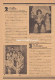 Stray Cats / Angel Witch / Split Enz 1981/01 Japanese music press cutting clipping - article