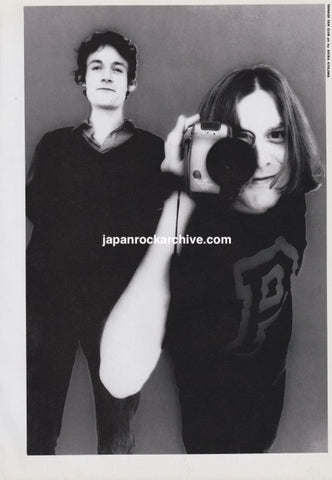 Teenage Fanclub 1994/08 Japanese music press cutting clipping - photo pinup poster
