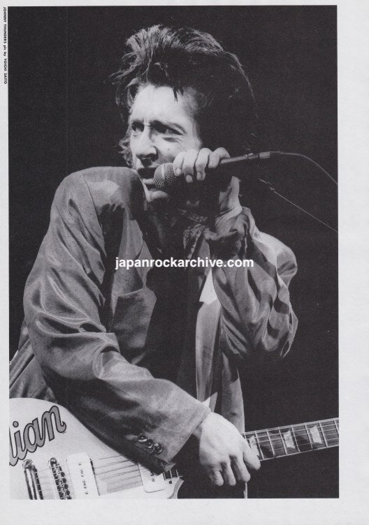Johnny Thunders 1991/06 Japan music press clipping - pinup