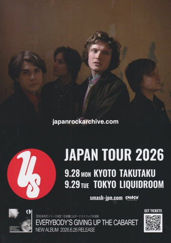 US 2026 Japan tour concert gig flyer