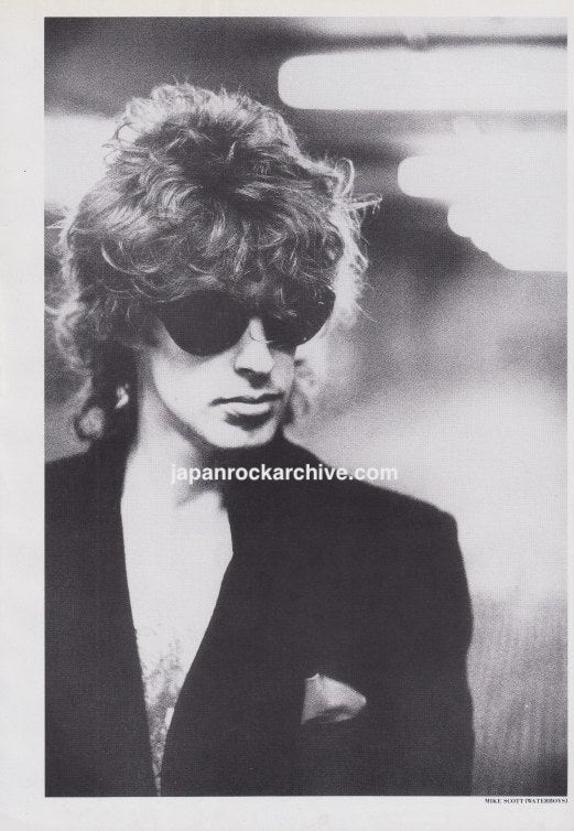 The Waterboys 1987/09 Mike Scott Japan music press clipping - pinup