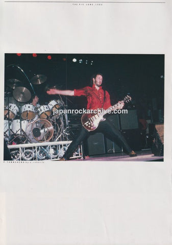 The Who 1980/06 Japanese music press clipping - photo pinup