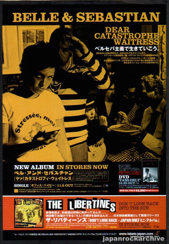 Belle and Sebastian 2003/11 Dear Catastrophe Waitress Japan album promo ad